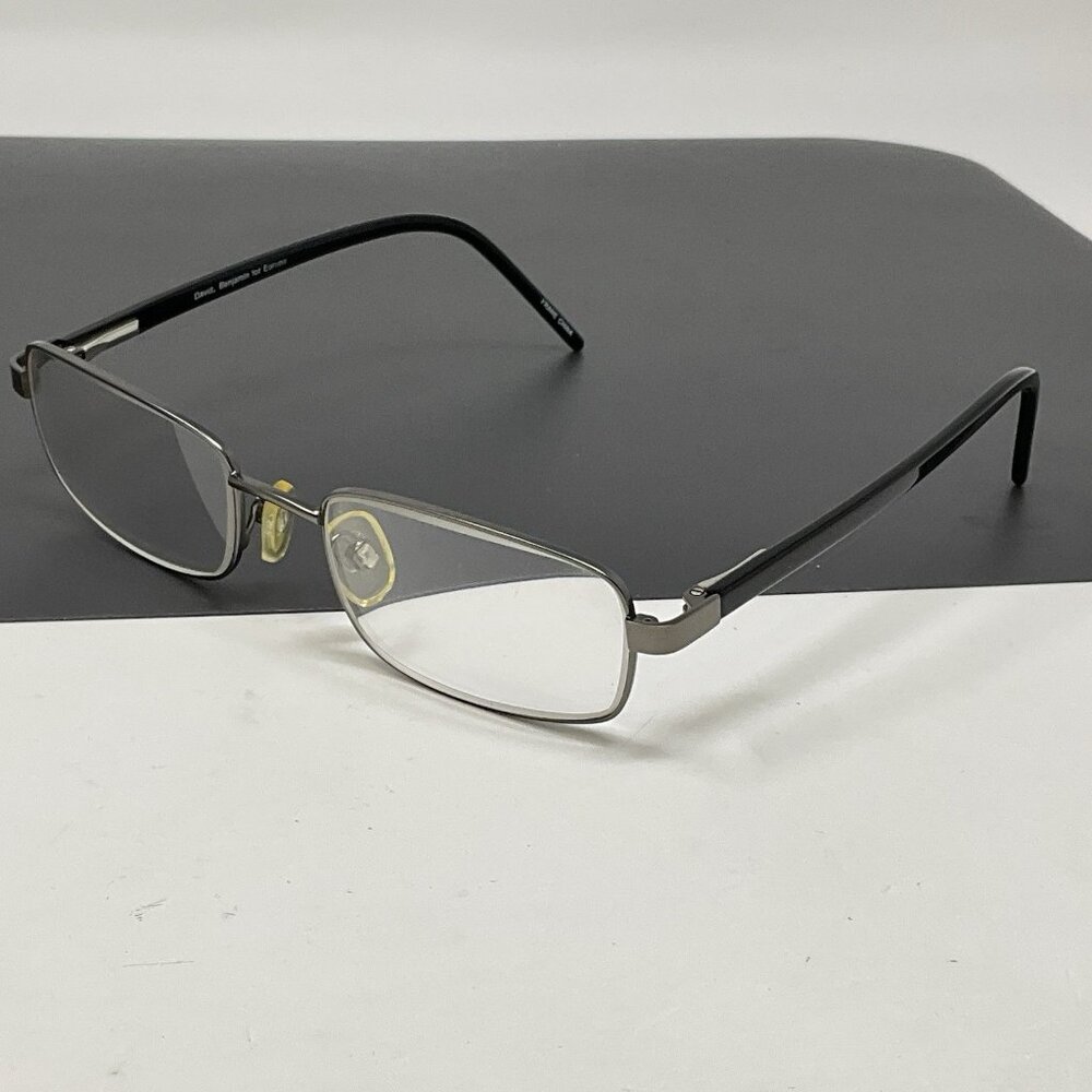 David Benjamin Europa 112 Eyeglass Frames Gunmetal Black Flex Hinge 52-18-145